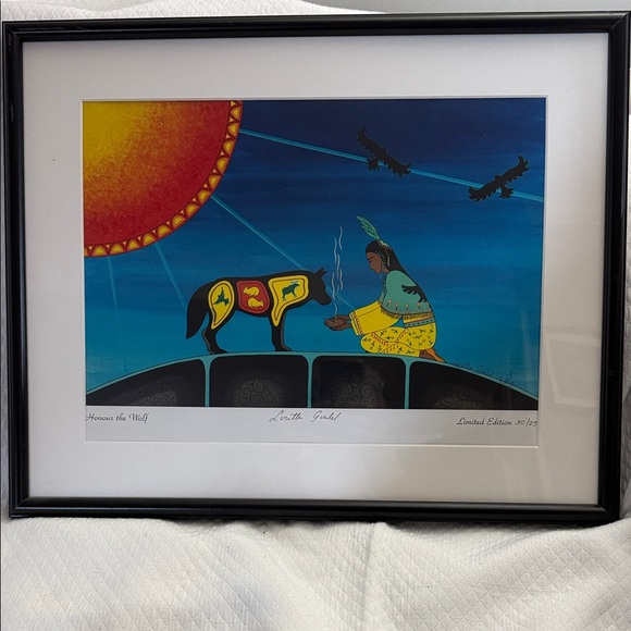 Loretta Gould | Art | Honour The Wolf By Loretta Gould Signed Framed ...